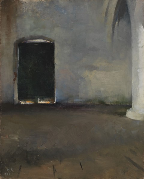 The Door, 1884. Creator: Helene Schjerfbeck.