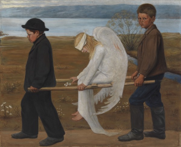 The Wounded Angel, 1903. Creator: Hugo Simberg.