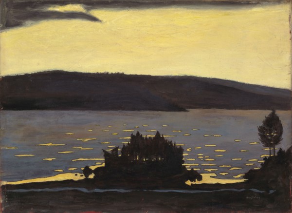 Spring Evening, Ice Break, 1897. Creator: Hugo Simberg.