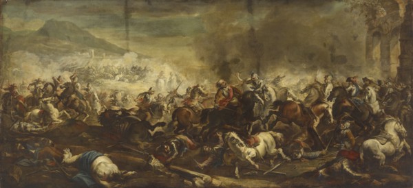 A cavalry battle, 1652. Creator: Jacques Courtois.