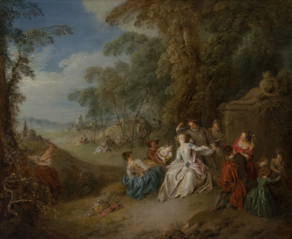 Fête Champêtre, 1715-1736. Creator: Jean-Baptiste Pater.
