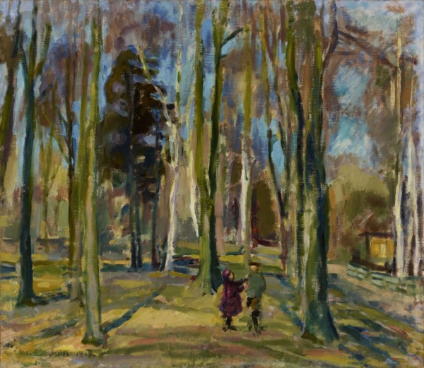 View from Kaivopuisto, 1919. Creator: Magnus Enckell.