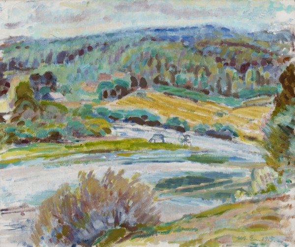 Autumn Landscape, 1915. Creator: Magnus Enckell.