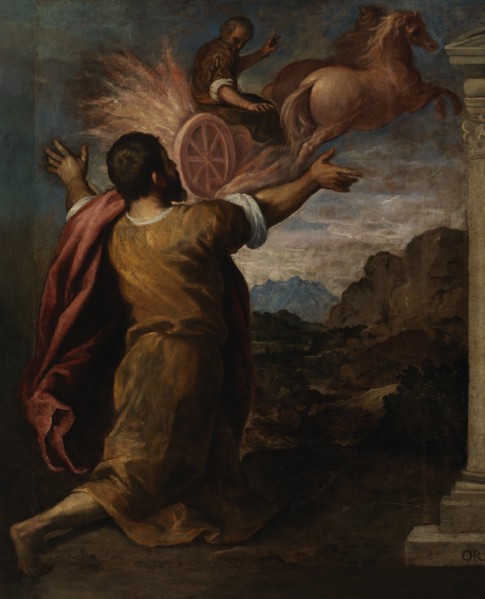 Elijah’s Ascent to Heaven, c1570-1628. Creator: Jacopo Palma.