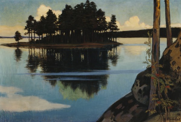Sunset, 1898. Creator: Vaino Blomstedt.