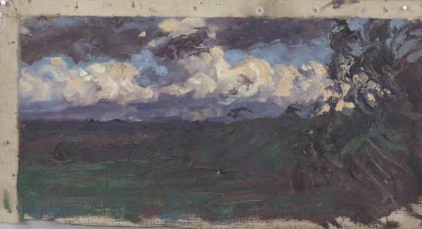 Clouds over the plain, c1910s. Creator: Verner Thome.