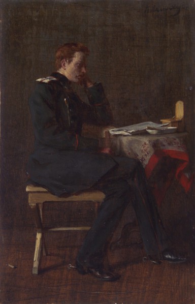 Portrait of Andrei Igelström, 1882. Creator: Kirill Lemokh.