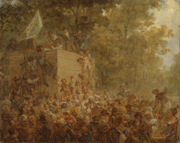 St. Louis -juhla Pariisissa I, 1819. Creator: Alexander Lauréus.