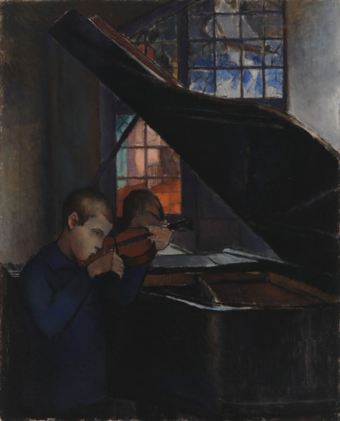 By the Grand Piano, 1925. Creator: Alvar Cawén.