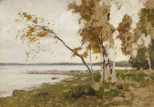 Landscape Study, 1885. Creator: Victor Westerholm.