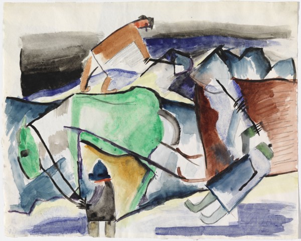 Winter Landscape, 1917-1923. Creator: Sulho Sipila.
