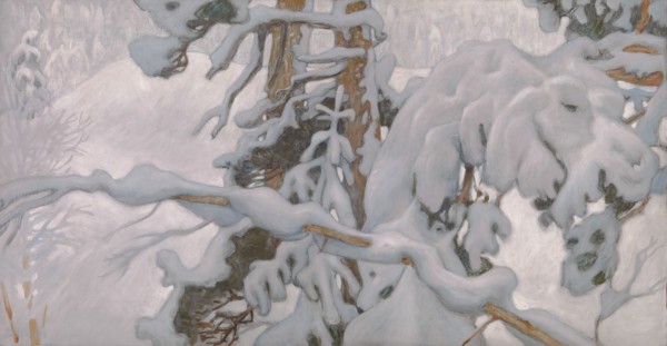 Winter, study for the Juselius Mausoleum frescoes, 1902. Creator: Akseli Gallen-Kallela.