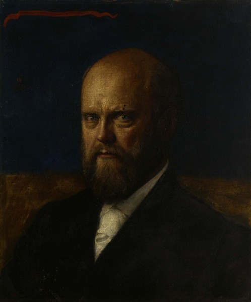 Portrait of Professor E. R. Neovius, 1898. Creator: Akseli Gallen-Kallela.
