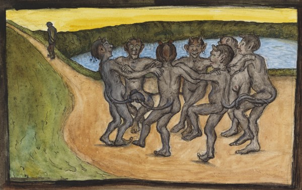 Circle Dance, 1898. Creator: Hugo Simberg.