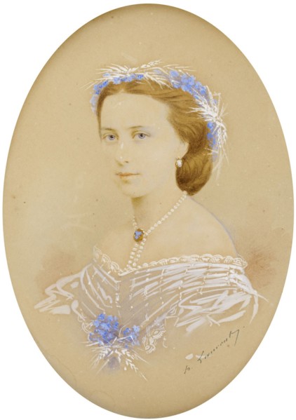 Marie Linder, born Mussin-Pushkin, 1850-1859. Creator: Laurent.
