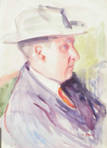 Sketch for a Portrait, c1910s. Creator: Verner Thome.