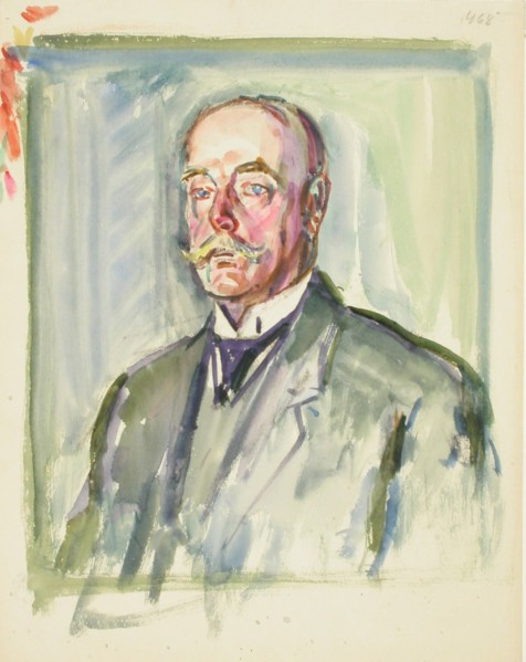 Sketch for a Portrait, c1910s. Creator: Verner Thome.