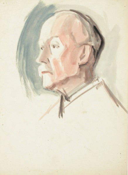 Sketch for a Portrait, c1910s. Creator: Verner Thome.