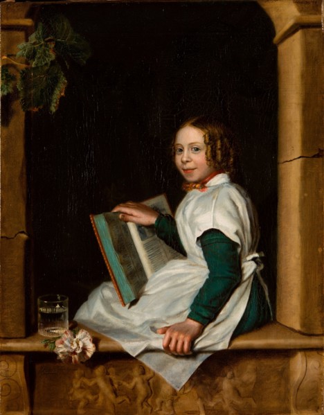Portrait of Frederika Reijnders, Mid of the 19th cen. Creator: Alma-Tadema, Sir Lawrence (1836-1912).