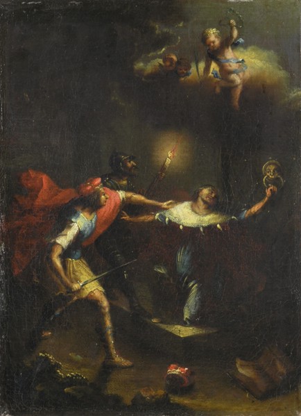 The Assassination of Saint Wenceslaus, 1750. Creator: Anonymous.
