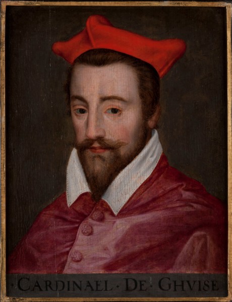 Portrait of Louis II de Lorraine, cardinal de Guise (1555-1588), 1580s. Creator: Anonymous.