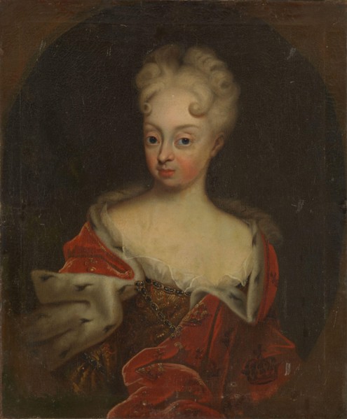 Portrait of Louise of Mecklenburg-Güstrow (1667-1721), Queen of Denmark and Norway, 1700-1721. Creator: Anonymous.