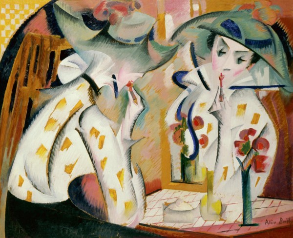 Woman Before a Mirror, 1918. Creator: Bailly, Alice (1872-1938).