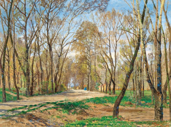 Spring, From the Vienna Prater. Creator: Blau, Tina (1845-1916).