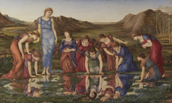 The Mirror of Venus, 1877. Creator: Burne-Jones, Sir Edward Coley (1833-1898).