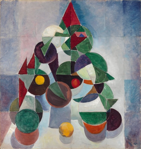 Composition I (Still life), 1916. Creator: Doesburg, Theo van (1883-1931).