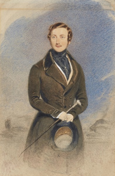Portrait of Prince Albert (1819-1861) , c 1840. Creator: Drummond, William (active 1800-1850).