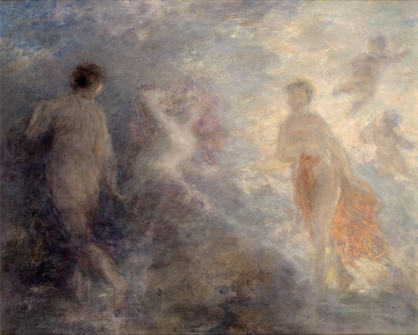 Aurora, the goddess of the dawn, drives away the night, 1904. Creator: Fantin-Latour, Henri (1836-1904).