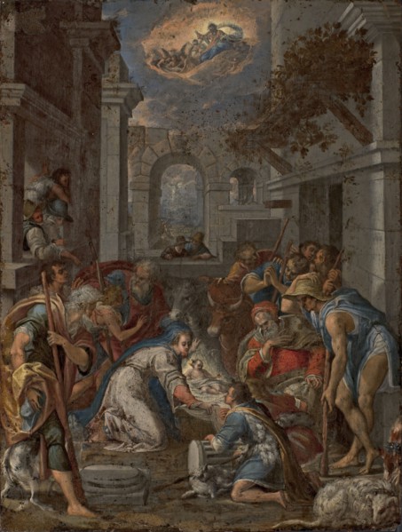 The Adoration of the Shepherds, c1585-1590 . Creator: Fontana, Lavinia (1552-1614).