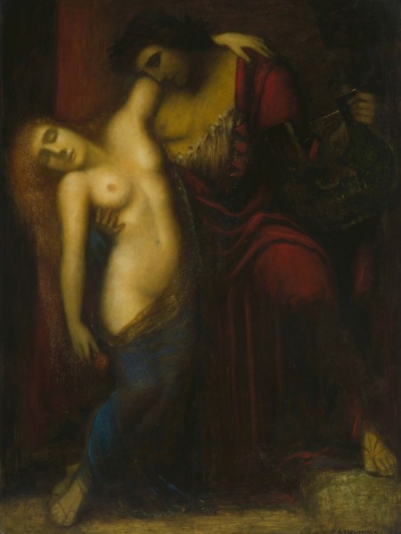 Orpheus and Eurydice. Creator: Frey-Moock, Adolf (1881-1954).