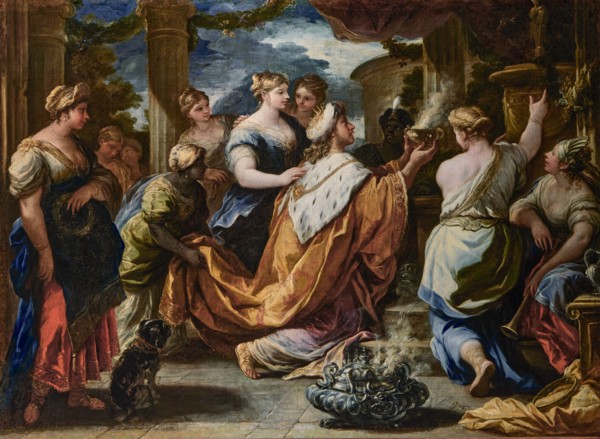The Idolatry of King Solomon, c1684. Creator: Giordano, Luca (1632-1705).