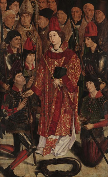 Panel of the Archbishop. The Adoration of Saint Vincent, c 1450. Creator: Gonçalves, Nuno (active 1445-1480).