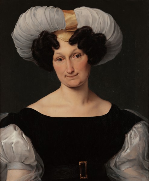 Portrait of Francesca Majnoni d'Intignano, 1829. Creator: Hayez, Francesco (1791-1882).