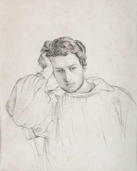 Self-portrait, c1834. Creator: Janmot, Louis (1814-1892).
