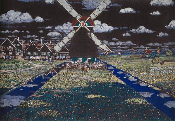 Mill, Netherlands, 1904. Creator: Kandinsky, Wassily Vasilyevich (1866-1944).