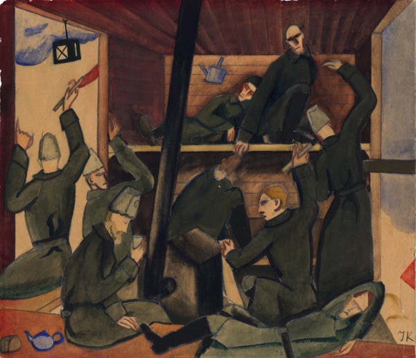 Summer (Summer in the Soldier's Carriage) , 1917. Creator: Kazaks, Jekabs (1895-1920).