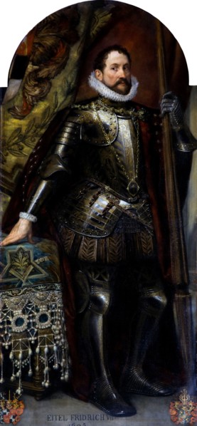 Portrait of Count Eitel Friedrich IV of Hohenzollern (1545-1605), 1883. Creator: Klimt, Gustav (1862-1918).