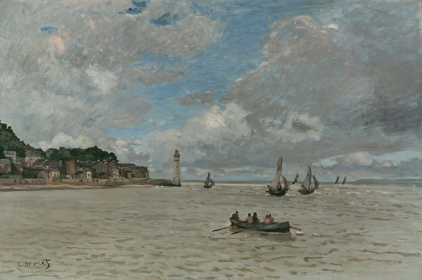 The lighthouse of Honfleur, 1864. Creator: Monet, Claude (1840-1926).