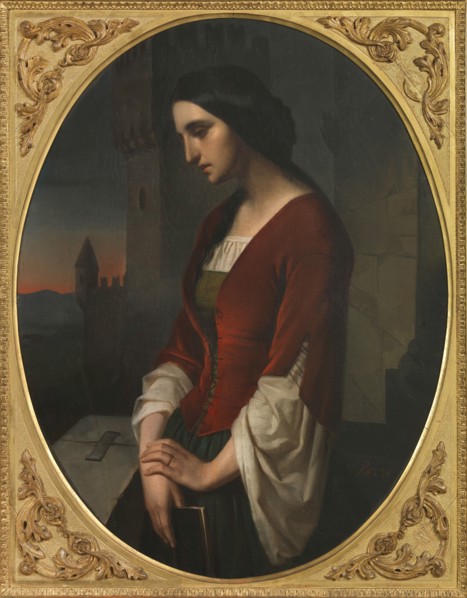 Pia de' Tolomei, 1853-1855. Creator: Rizzi, Lorenzo (1830-1885).