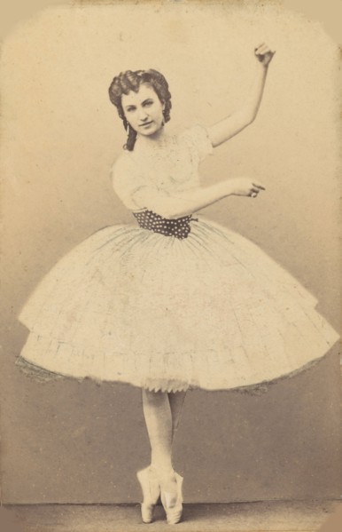 Anna Sobeshchanskaya (1842-1918) in the ballet "Ondine, ou La naïade et le pêcheur" by Cesare Pugni. Creator: Scherer, Nabholz & Co.  .