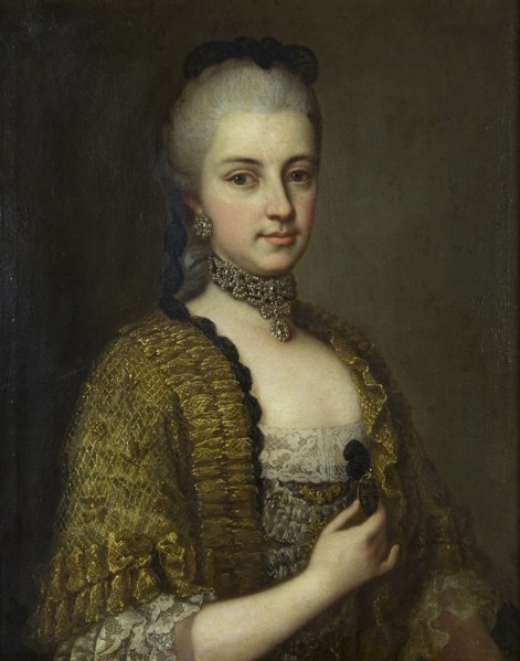 Portrait of Archduchess Maria Christina of Austria (1742-1798), Duchess of Teschen, 1765. Creator: Schmidely, Daniel (1705-1780).