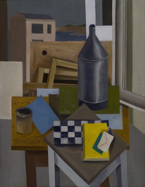 Still Life with Chess, 1927. Creator: Suta, Romans (1896-1944).