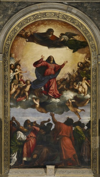 The Assumption of the Blessed Virgin Mary, 1516-1518. Creator: Titian (1488-1576).