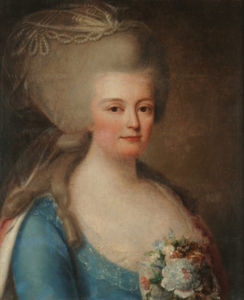 Infanta Benedita of Braganza (1746-1829), Crown Princess of Portugal , c 1786-88. Creator: Troni, Giuseppe (1739-1810).