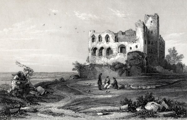 Hambach Castle, 1840. Creator: Verhas, Theodor (1811-1872).