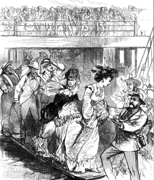 The Statute Holiday: Margate Jetty, 1871. Creator: Unknown.